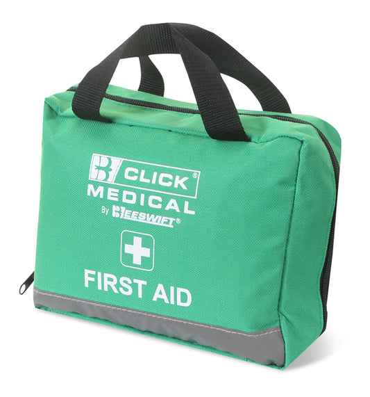 Click Medical 203 Piece Comprehensive First Aid Kit Bag Car, Van, Office, Home