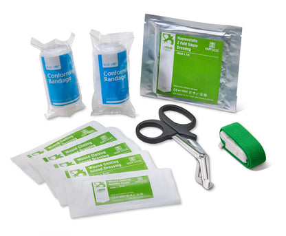 Click Medical Cut Eeze Haemostatic Wound Dressing Kit CM0566 with Pouch