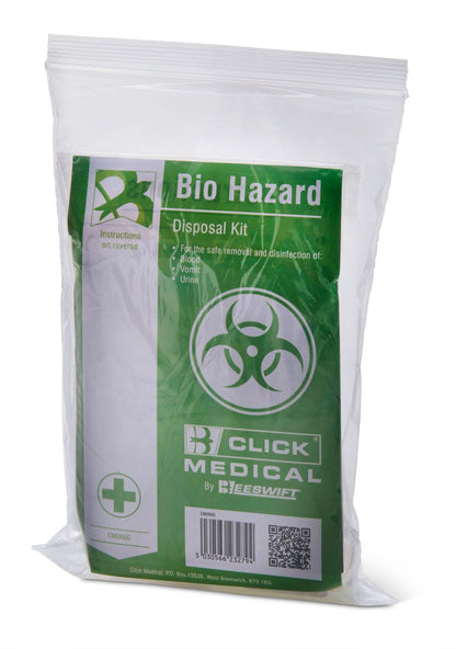 Biohazard Single Use Body Fluid Spill Kit Wipes Spray Apron CM0660 Blood Vomit