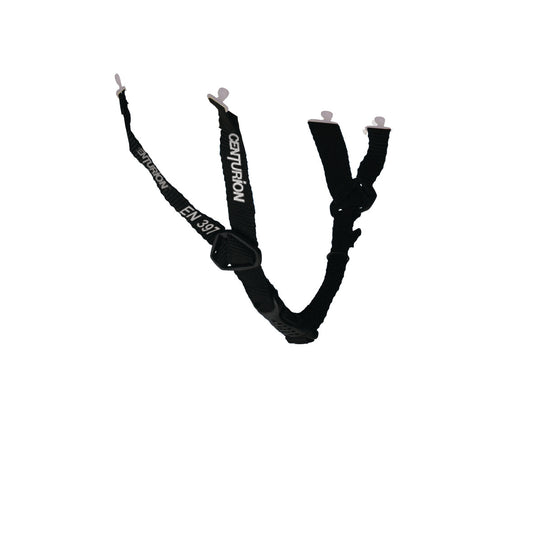 Centurion Linesman 4 Point Attachment Chin Strap Black CNS30LY Single Pack