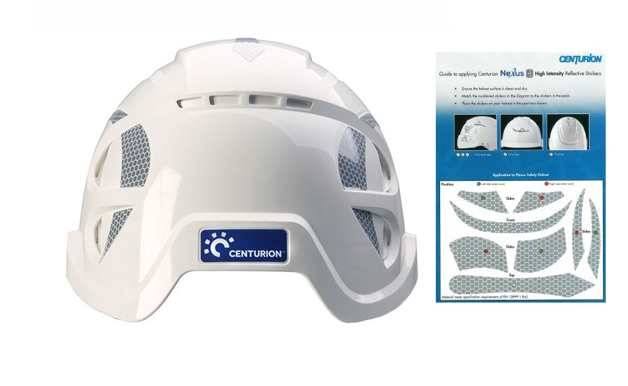 (LL) Centurion High Intensity Reflective Silver Stickers for Nexus Safety Helmet