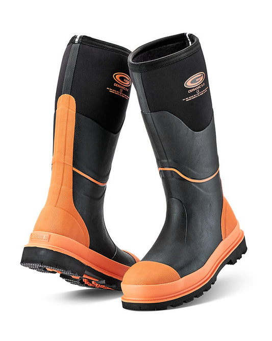 Grubs Boots - Ceramic 5.0 Safety Boot - Orange - Waterproof, Non-Metallic - 6-13