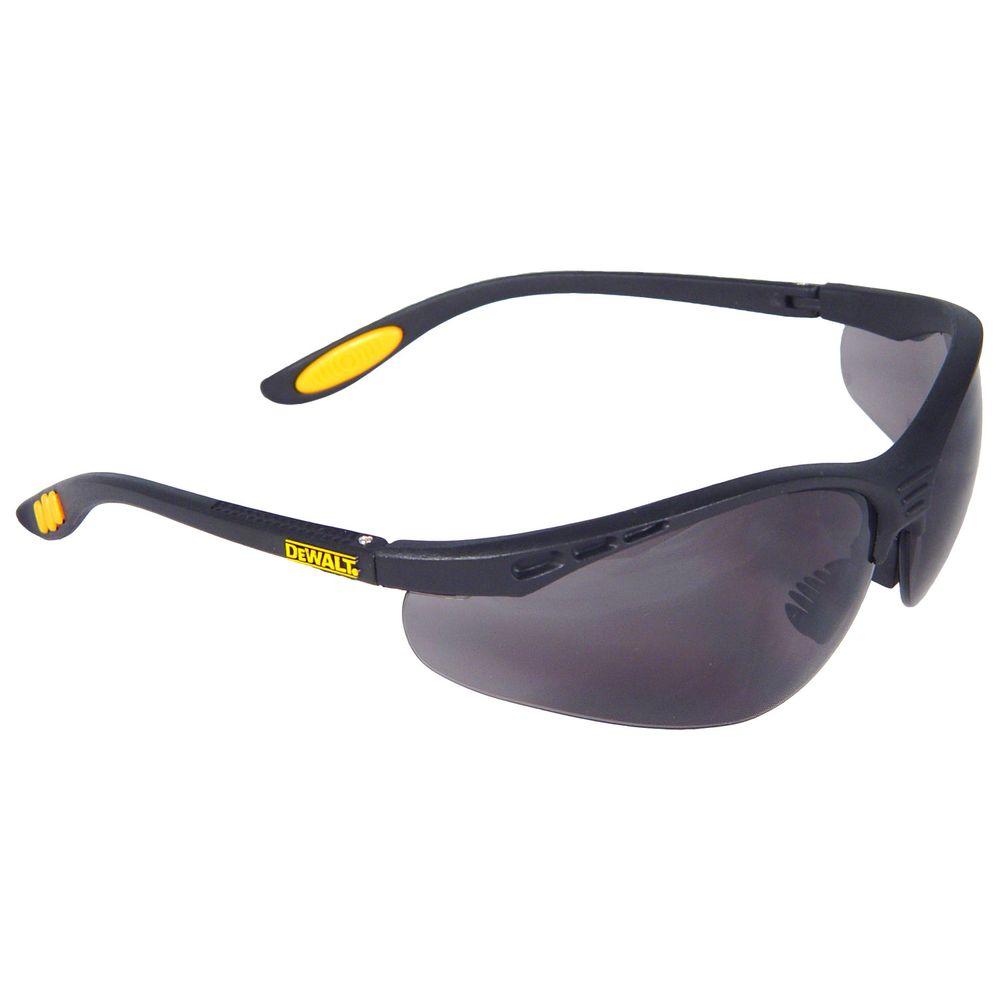 Dewalt Reinforcer Safety Glasses Specs Smoked Lens EN166 1F Protective Eyewear