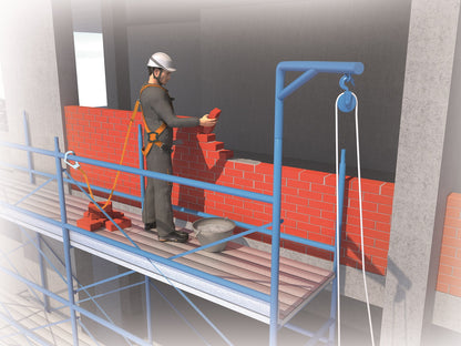 Delta Plus Scaffolders Fall Arrest Kit ELARA 190 Harness & Lanyard with Free Bag