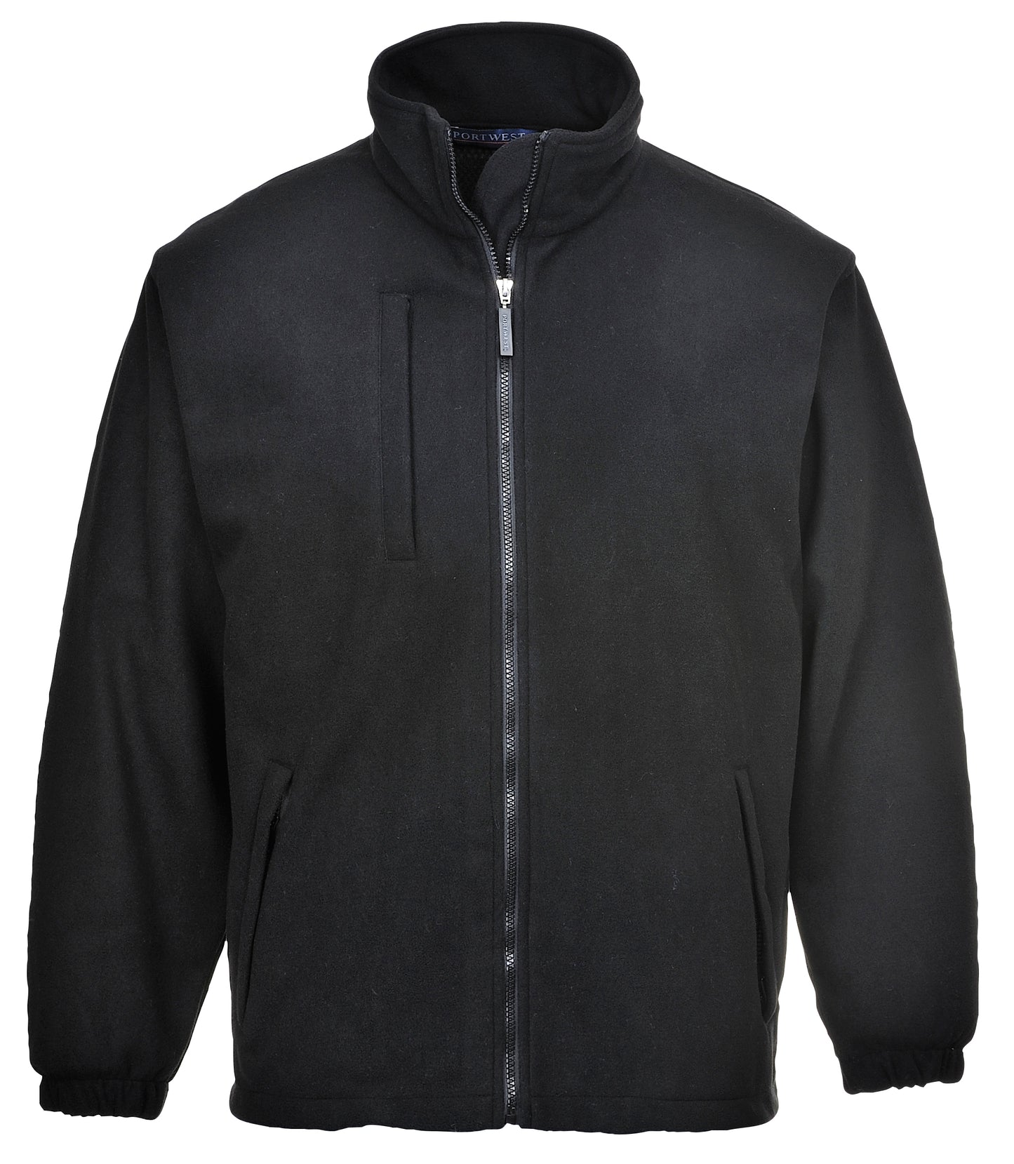 Portwest Buildtex Water Repellant Fleece Black Breathable 330gm S-XXL F330