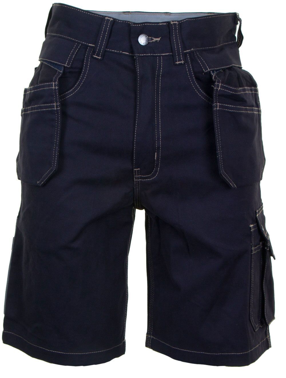 Click Grantham Multipocket Cargo Work Shorts Navy Blue Holster Pockets 30-48