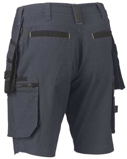 Bisley FLX & MOVE™ Stretch Utility Holster Pocket Shorts Grey UKSHC1336