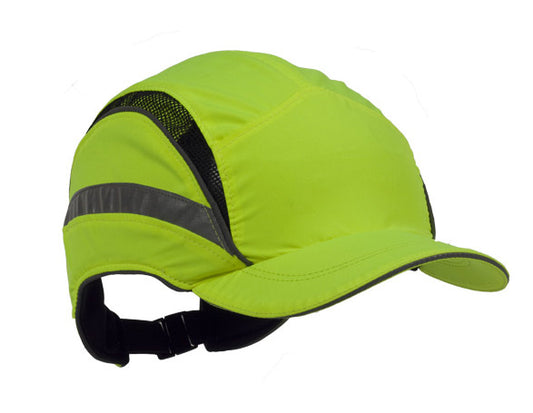 Scott HC23 Bump Cap Helmet Hard Hat Hi Viz, High Vis Yellow Baseball Style