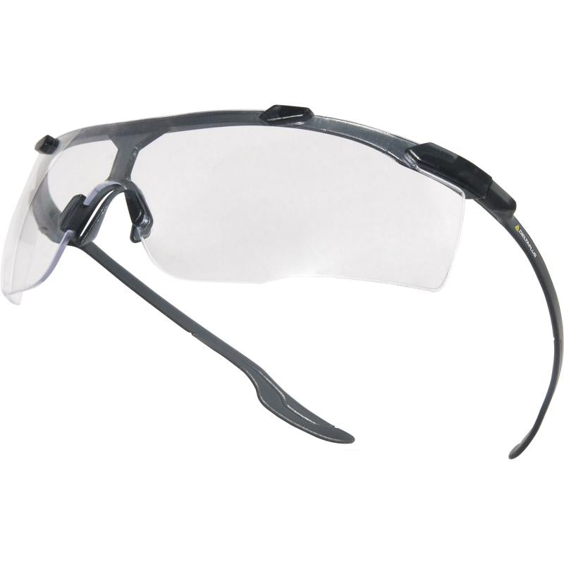 Delta Plus Kiska Safety Glasses Specs Clear or Smoked Lens EN166 EN170 EN172