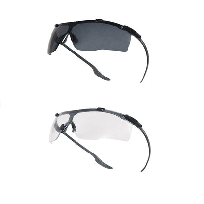Delta Plus Kiska Safety Glasses Specs Clear or Smoked Lens EN166 EN170 EN172