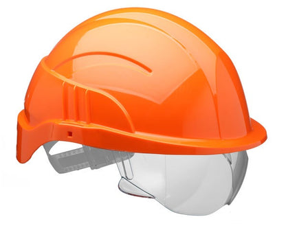 Centurion Vision Plus Safety Helmet Hard Hat with Integral Visor CNS10PLUS
