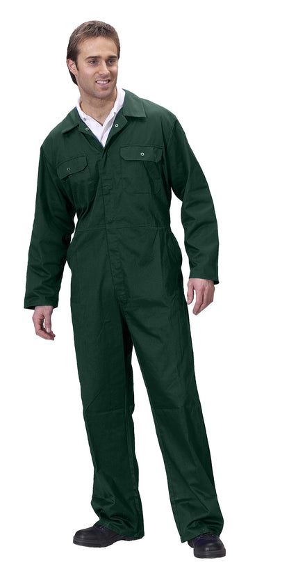 Click Polycotton Boilersuit Overalls Coverall Navy, Green or Royal Blue 36"-54"