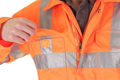 Beeswift Hi Viz Railspec Coverall Overalls Boilersuit Orange EN20471 RIS 3279 TOM