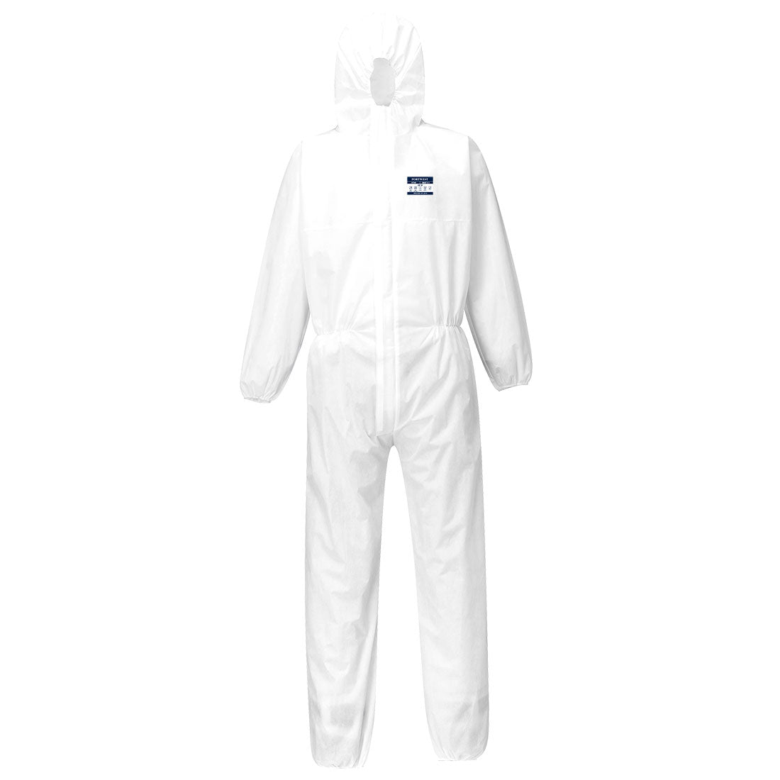 Portwest ST30 Type 5/6 Coveralls Disposable Overall White Navy Blue SMS 5 Pack