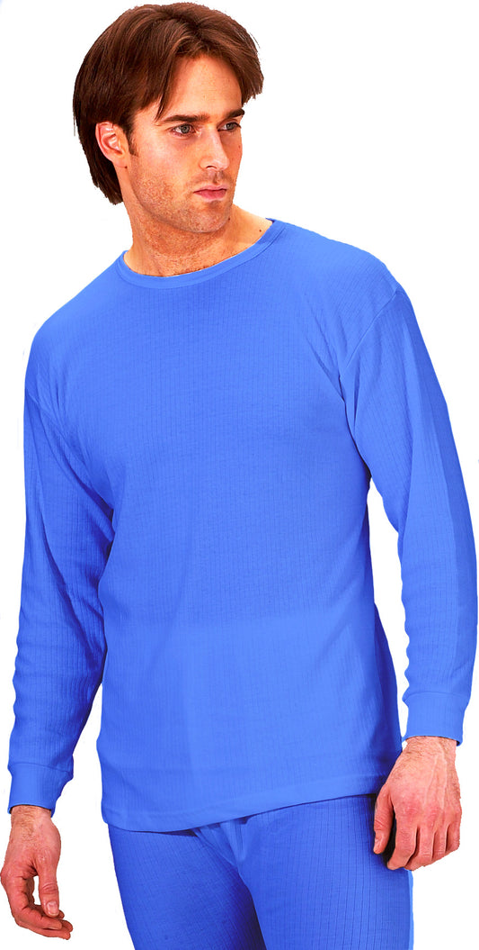 (LL)Click Thermal Vest Long Sleeve Blue or White Small-XXXL