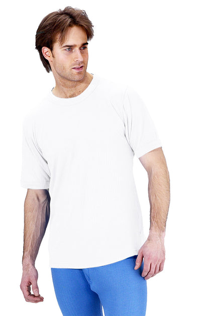 (LL) Click Thermal Vest Short Sleeve Blue or White SM - XXXL