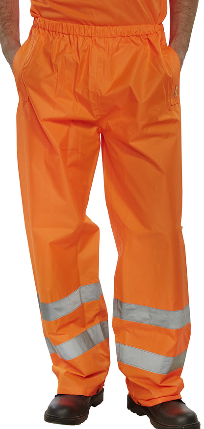 Hi Viz Waterproof Rainsuit Jacket & Trousers EN471 Orange or Yellow Small - 6XL