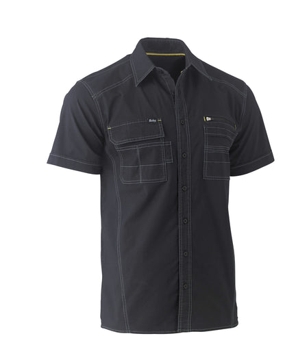 Bisley FLX & MOVE Utility Work Shirt Black UKS1144