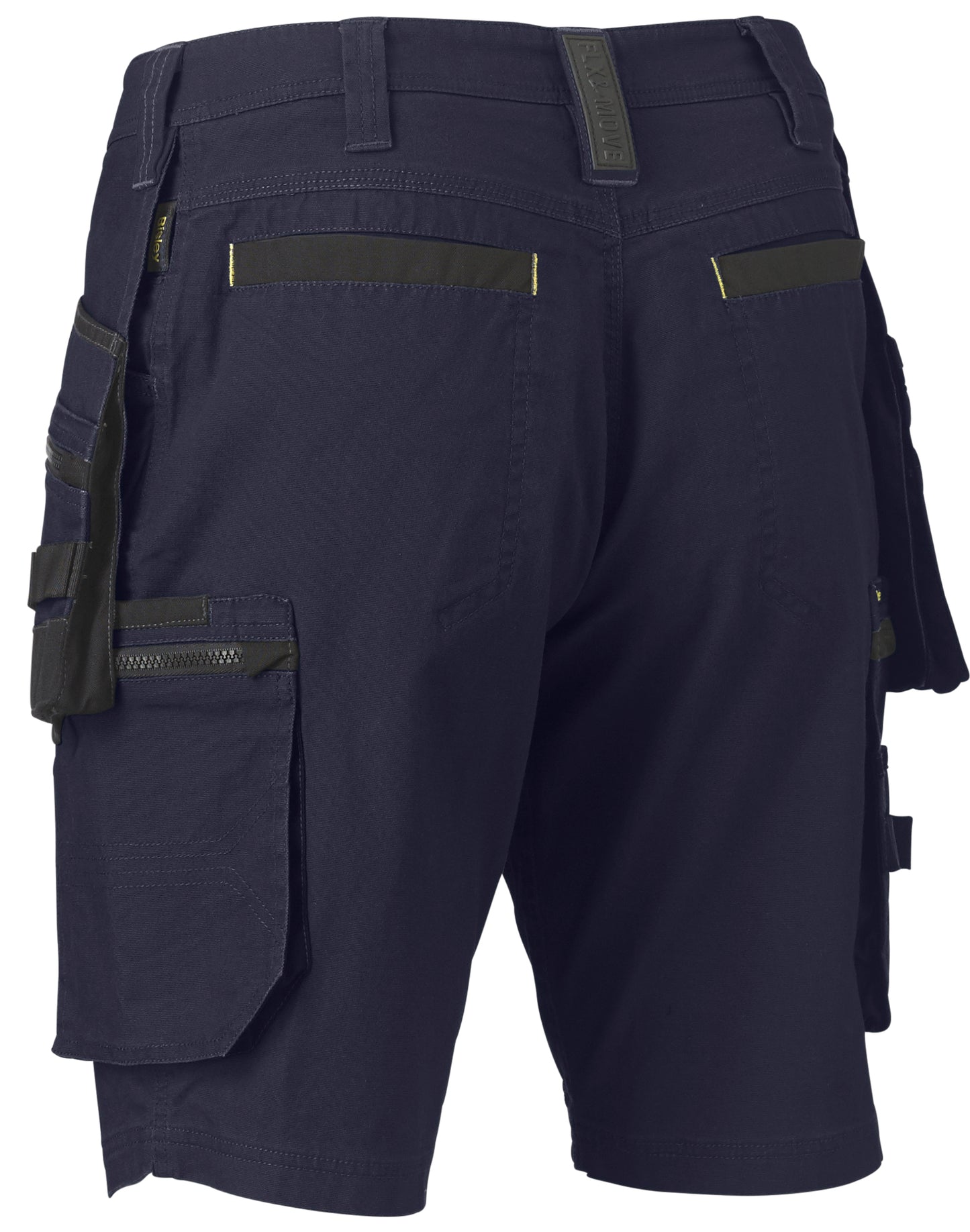Bisley FLX & MOVE Stretch Utility Holster Pocket Shorts Navy UKSHC1336