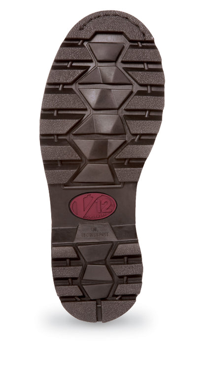 V12 Rawhide Brown Oiled Leather Dealer Safety Work Boots Steel Toecap V1231