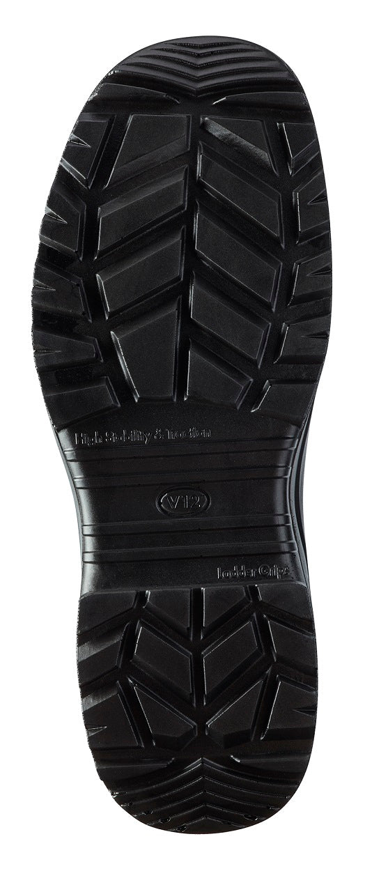 V12 Colt STS Black Slip On Safety Dealer Boot VR609.01 Toecap & Midsole 6-12