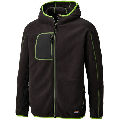 Dickies DT7022 Pembroke Fleece Jacket Black/Lime