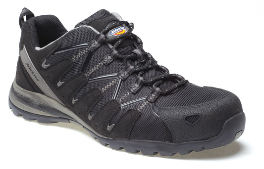 Dickies Tiber Safety Trainers Black Size 6-12 Composite Midsole & Toecap FC23530