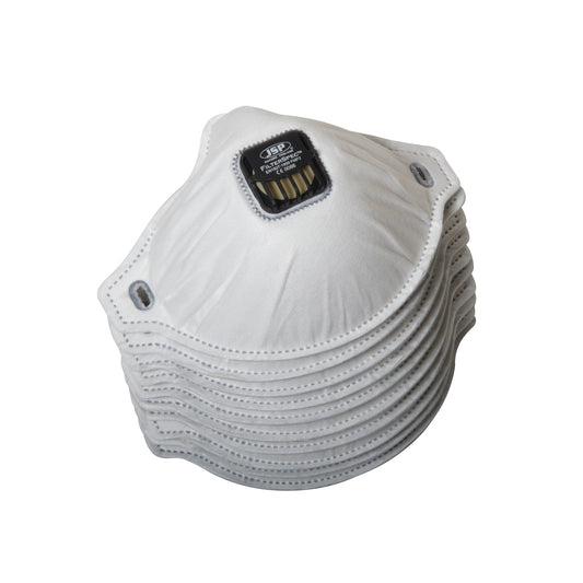 JSP Filterspec Disposable Dust Masks FFP2V Pack of 10