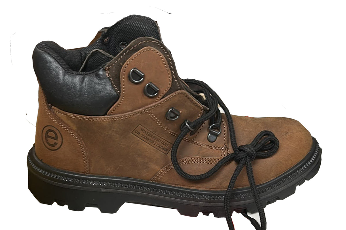 Centek FS135 Chukka-Style Safety Boot - Brown - Water Resistant - Size 7