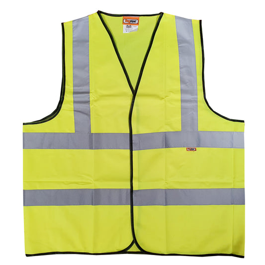 Hi Vis High Visibility Waistcoat Yellow Site Safety PPE Hi Viz