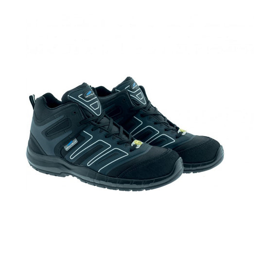 AboutBlu 5035203LA Indianapolis Mid S3 Safety Boots Black
