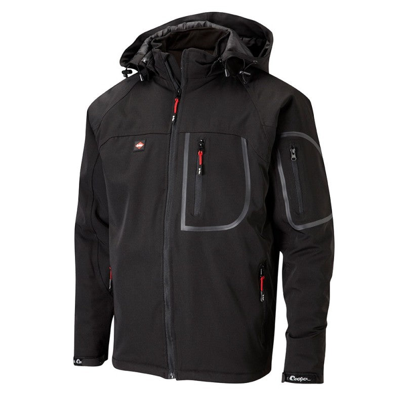 Lee Cooper LCJKT407W Softshell Jacket Black