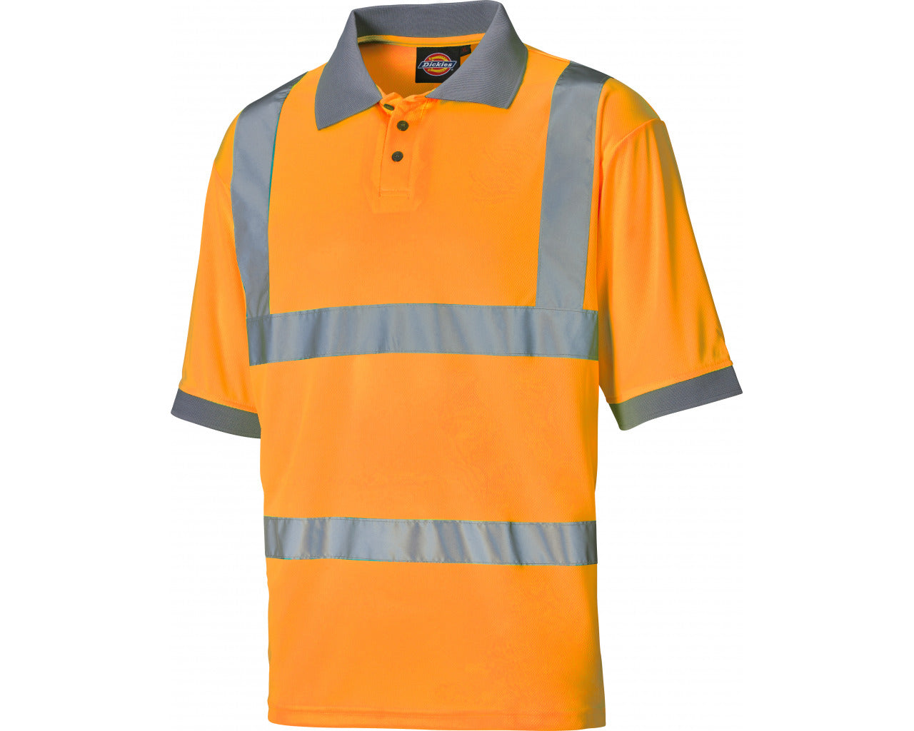 Dickies Hi Viz Polo Shirt SA22075 Orange or Yellow Small - 4XL EN 20471:2013