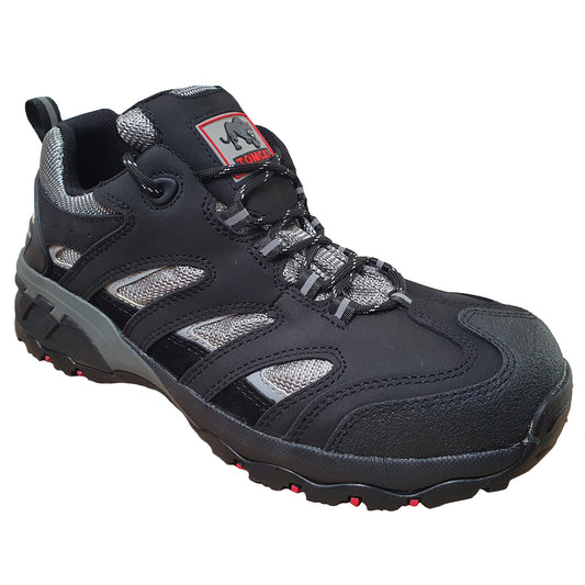 Rockfall TC130 Maine S1P Safety Trainers Black/Red