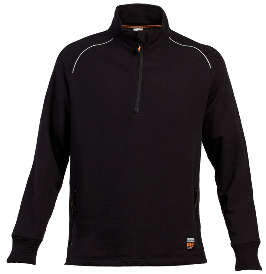 Timberland Pro 327 Half Zip Sweatshirt Black